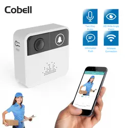 Cobell 720 P HD беспроводной wifi-звонок батарея двери камера двухстороннее аудио домофон IP дверной звонок безопасности дома приложение управление