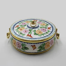 Электромагнитная плита перегородчатая медная жаровня электрическая плита шампунь баранины Чаффи блюдо Старый Пекин горячий суп горшок