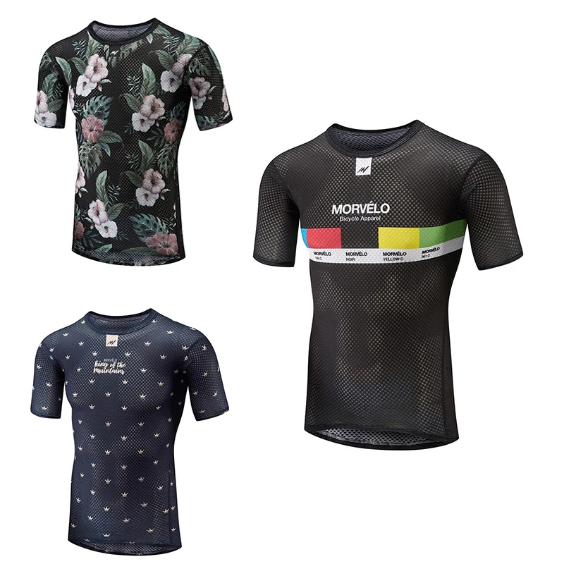 Morvelo In The Summer Hot Weather Of Men's Technical Mesh Base Layer