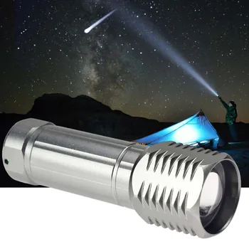 

Adjustable Focus XPE Q5 LED Flashlight 3000LM Zoomable Torch Lamp Light for Outdoor Activities Bright Waterproof