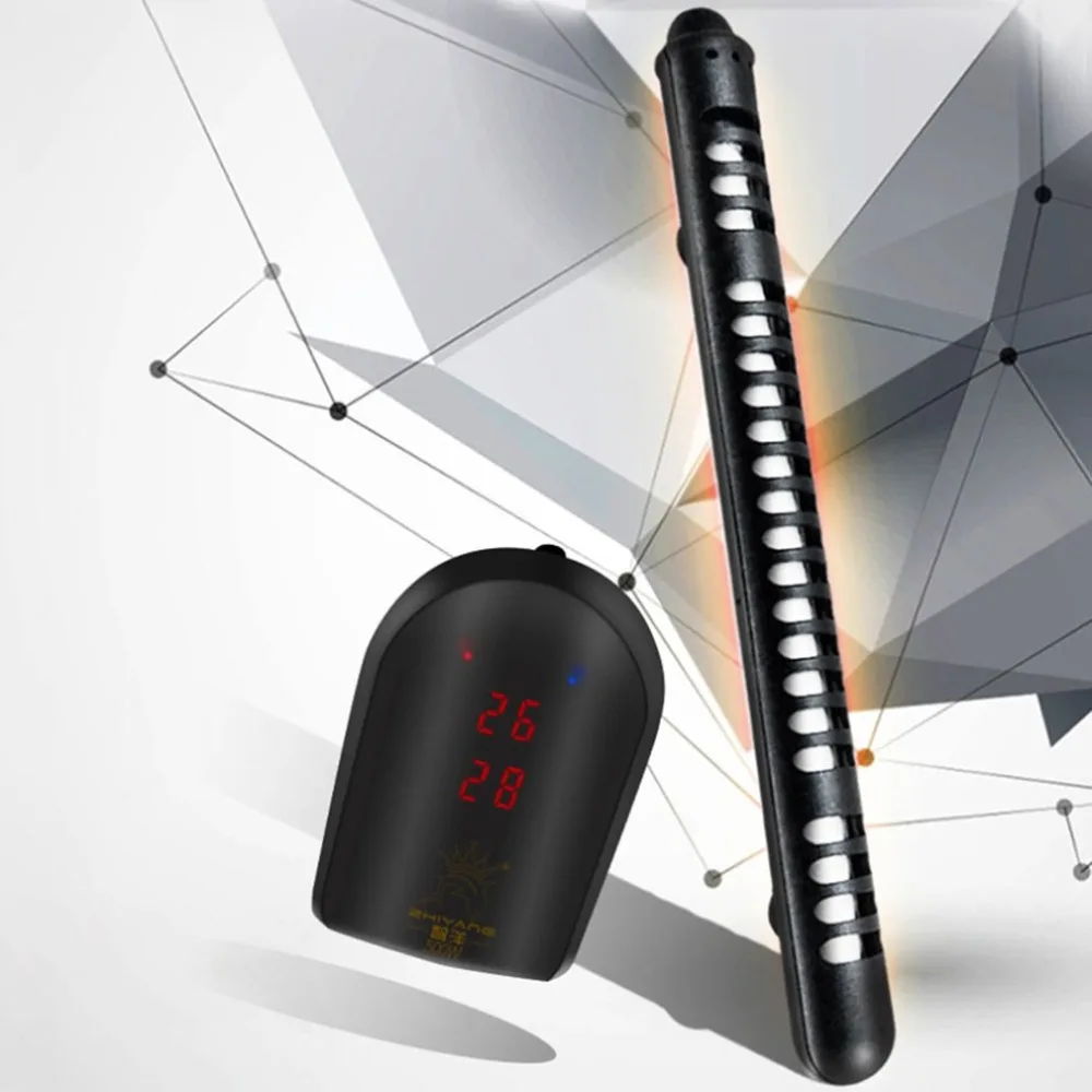

Adjustable Aquarium Fish Tank Water Temperature Thermostat Heater Rod With Digital Display For Aquariums Heating Stick