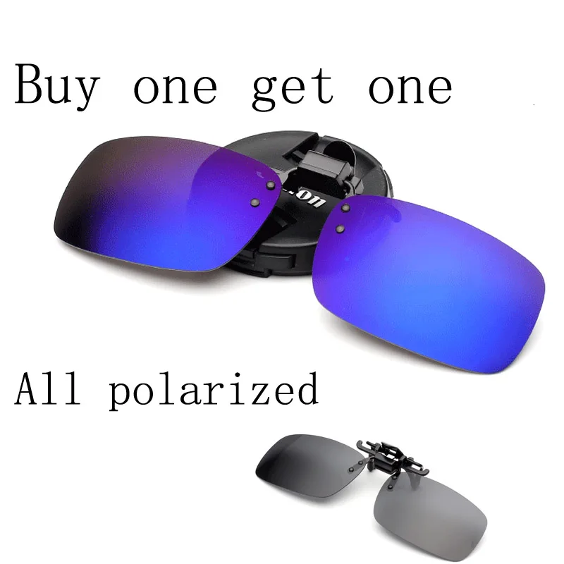 

Polaroid Sunglasses Clip Brand Polarized Lens Men Women Coating Clip on Sunglasses Night Vision Driving Glass
