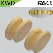 5 шт./лот стоматологический диски PMMA для CAD/CAM Системы, модификация, Zirkonzahn зубов из оргстекла ПММА в средство для полировки зубов OD98mm* 25 мм прозрачный A1, A2, A3
