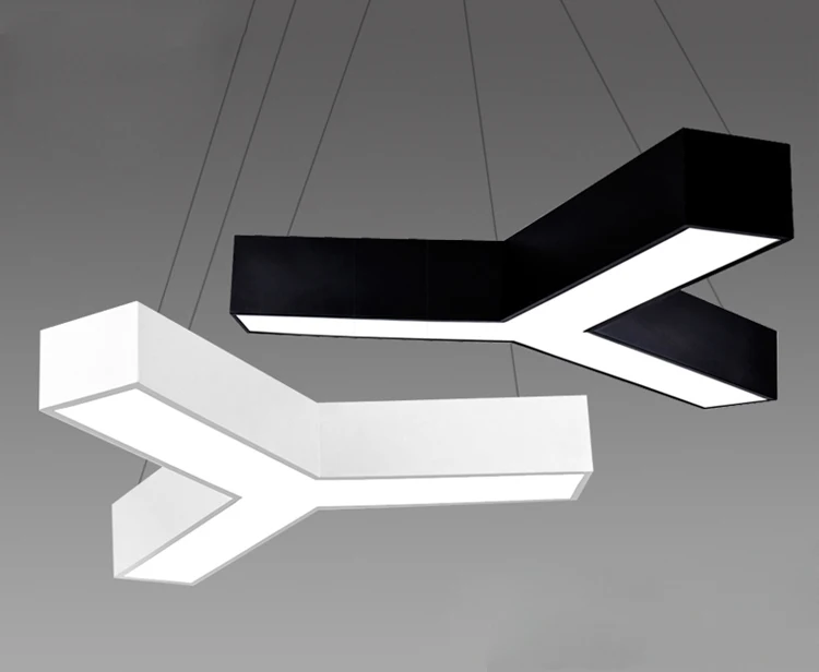 

Modern office lighting minimalist office LED Pendant Lights profiled Y word creative bar office furniture lamps BG23