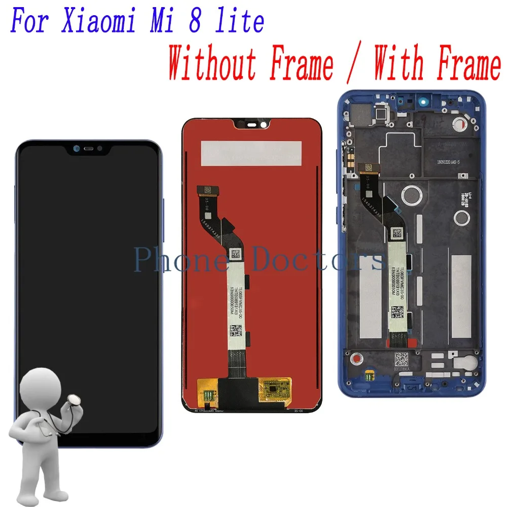 6.26'' Full LCD DIsplay + Touch Screen Digitizer Assembly / With Frame