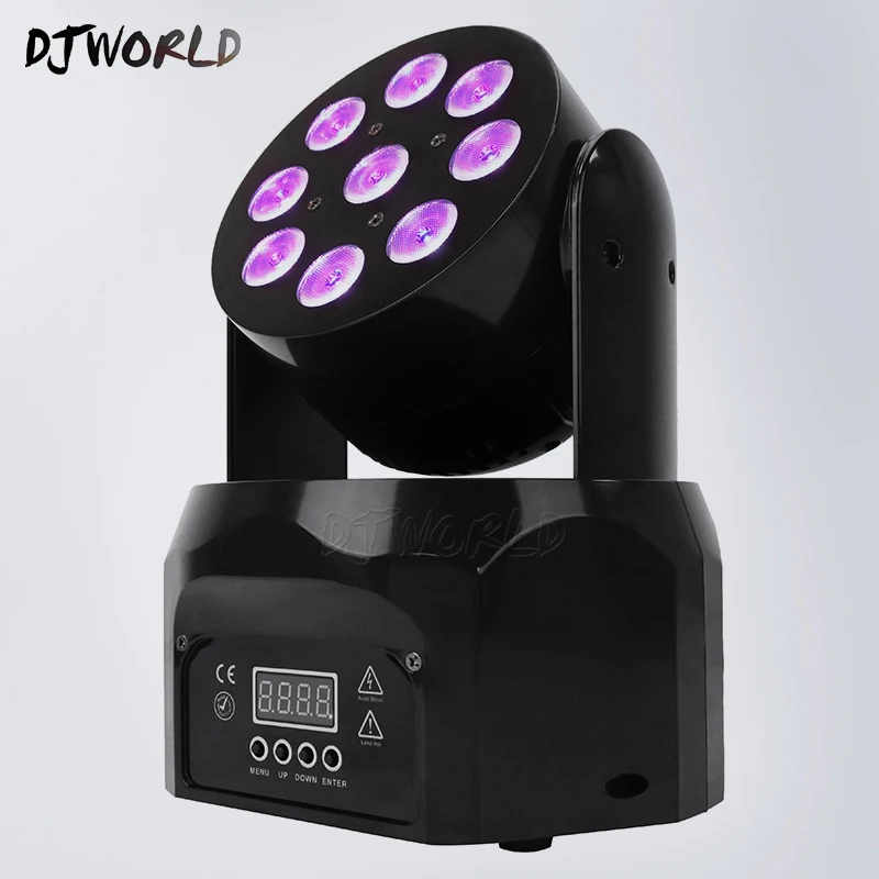 

DJworld LED Wash 9x12W RGBW 4IN1 Moving Head 10/12CH DMX512 Stage Effect Lighting Good For DJ Disco Parties Clubs And Bar
