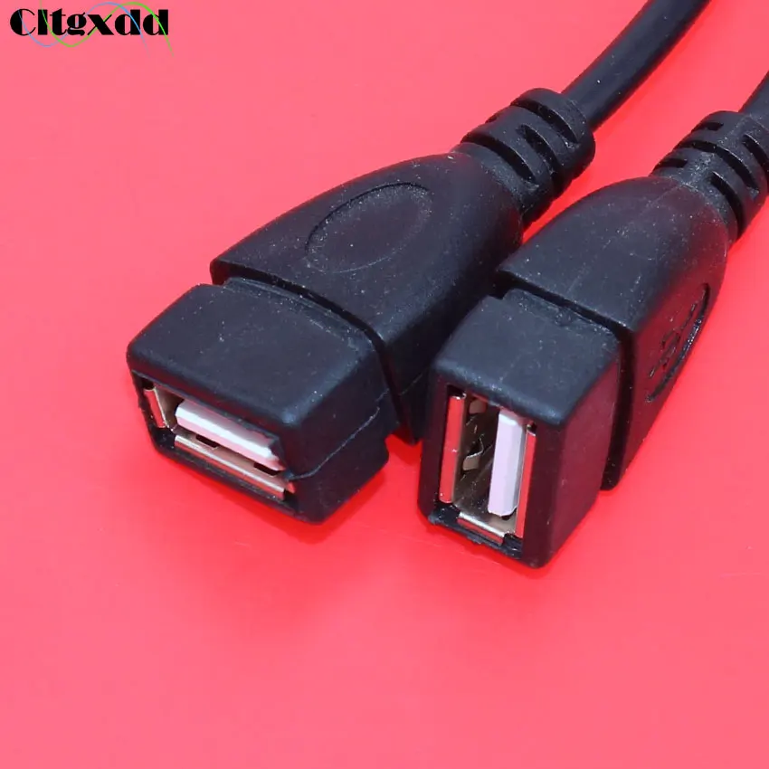 Cltgxdd 1 шт. кабельный концентратор USB 2 0 Тип A штекер к двойным разъемом Y