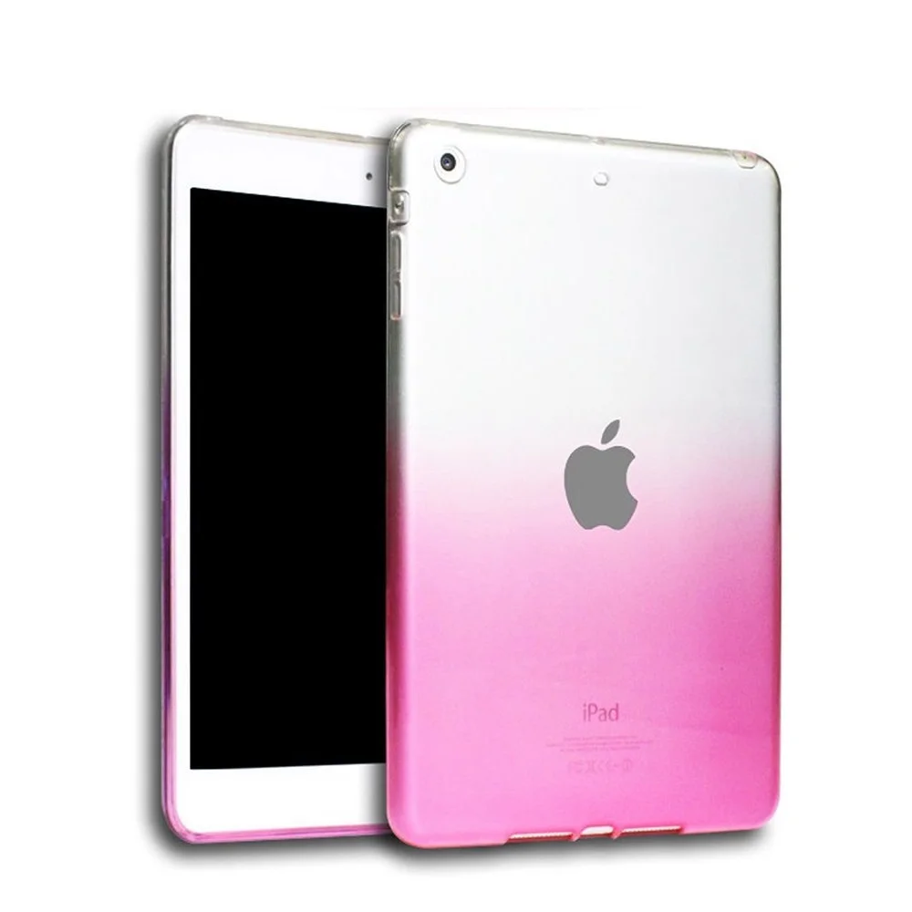 

7.9'' Utral Thin TPU Tablet Case for iPad mini 4 case Suger Rainbow A1538 A1550 TPU Bumper Cover for iPad 4 TPU Rainbow Case