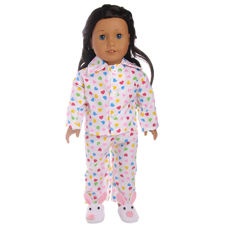 15 видов стилей игрушка в подарок милые пижамы Ночная рубашка Одежда для 18 дюймов американский и 43 см детская кукольная одежда для кукол - Цвет: b184