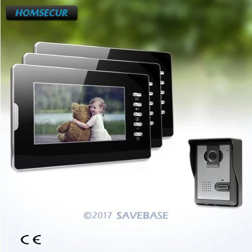 

HOMSECUR 7" Video Door Intercom System with Mute Mode for Home Security for House/ Flat
