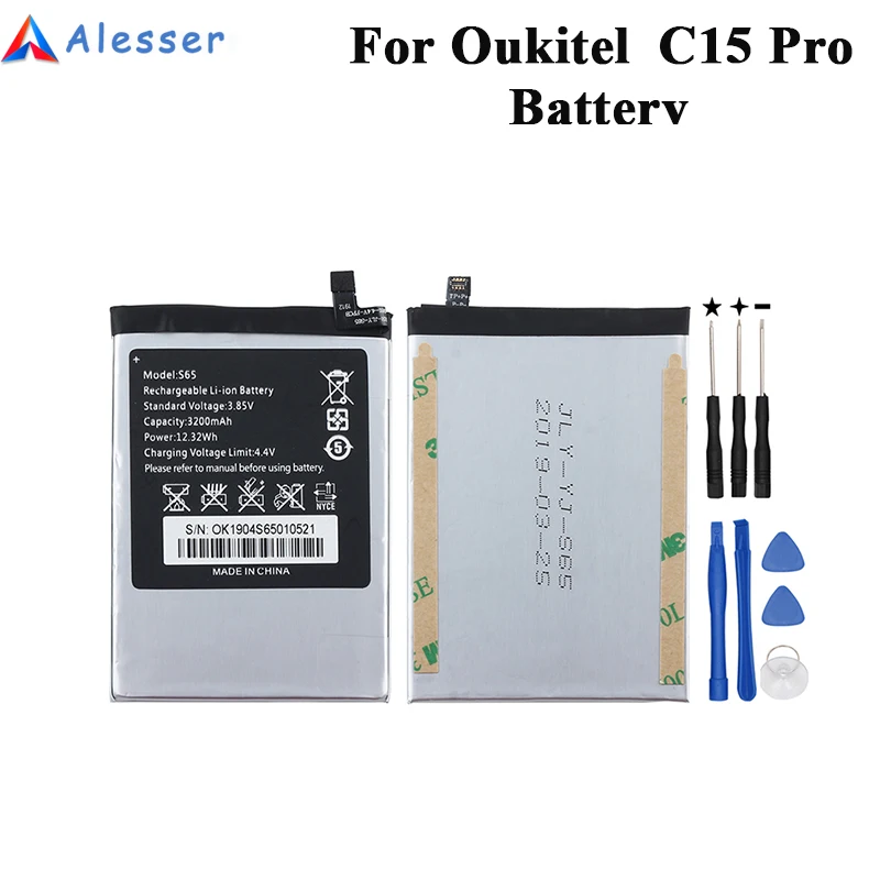 Alesser для Oukitel C15 Pro аккумулятор 3200 мАч 100% Новый Сменный аксессуар Аккумуляторы