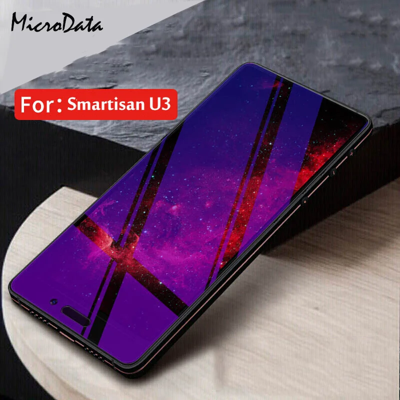 Защитная пленка MicroData для экрана Smartisan U3 из закаленного стекла с защитой от синего света 9H 2.5D премиум-класса для смартфона Smartisan Nut 3 Pro 3 5,99"
