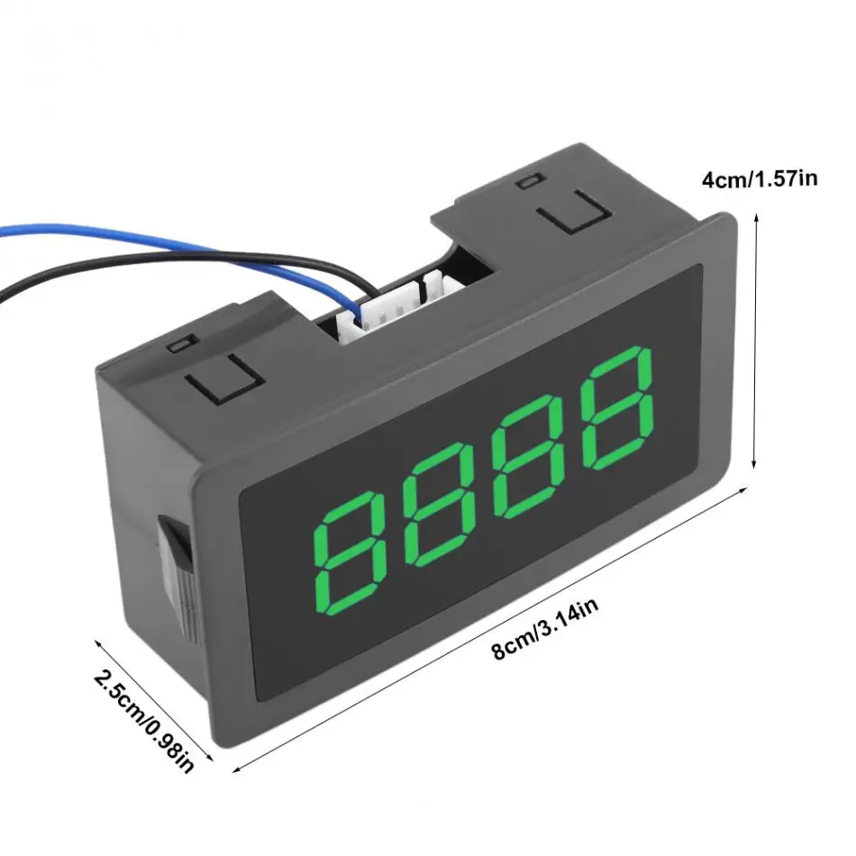 VBESTLIFE DC 8-24 В светодиодный цифровой счетчик 4 цифры 0-9999 вверх/вниз плюс/минус панельный счетчик с кабелем высокая точность