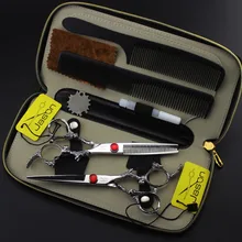 352#4 шт. костюм парикмахерских ножниц 6 ''17.5 см Марка Jason Высший сорт Японии 440C Резка Ножницы Истончение ножницы Ножницы для волос