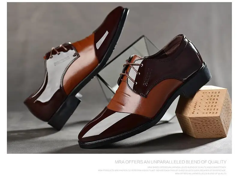 Дизайнерские итальянские оксфорды для мужчин; модельные туфли из лакированной кожи; Свадебная обувь больших размеров; Роскошные брендовые