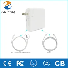 87 Вт USB-C адаптер питания с 1,8 м тип-c зарядкой и USB-C к MacSafe 1 кабель Шнур для 45 Вт 60 Вт 85 Вт Macbook