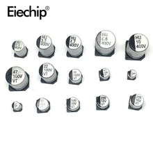 130 шт./лот 1 мкФ Ф-220 мкФ SMD алюминиевый электролитический конденсатор Ассорти комплект, 13 значений* 10 шт = 130 шт набор образцов