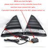 ECAHAYAKU Car-styling 12V LED DRL Daytime Running Light Kits Turn signal Fog Lamp Hole Cover Lamp for Ford Focus 2012 2013 2014 ► Photo 2/6