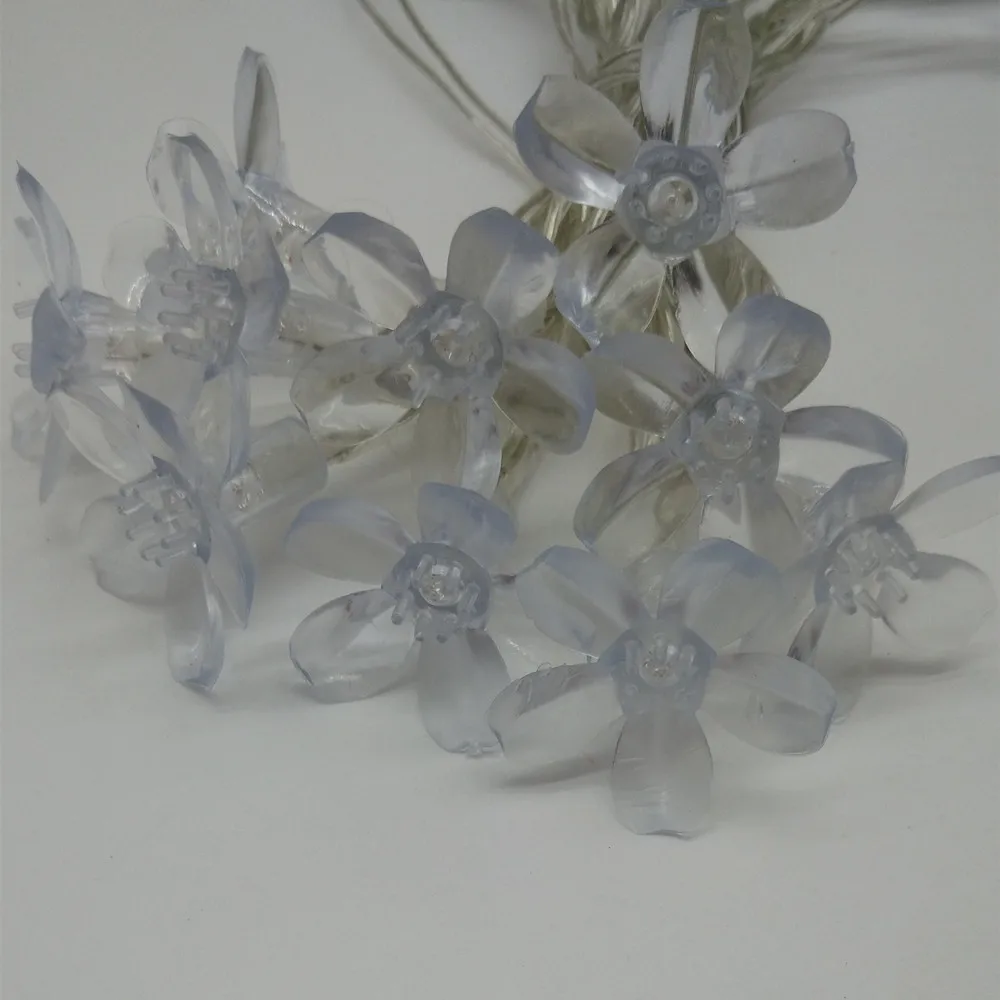 LED String Light Colorful Cherry Blossom Flower Fairy LED Christmas Lights For Garland Decoration Lamp 1-1