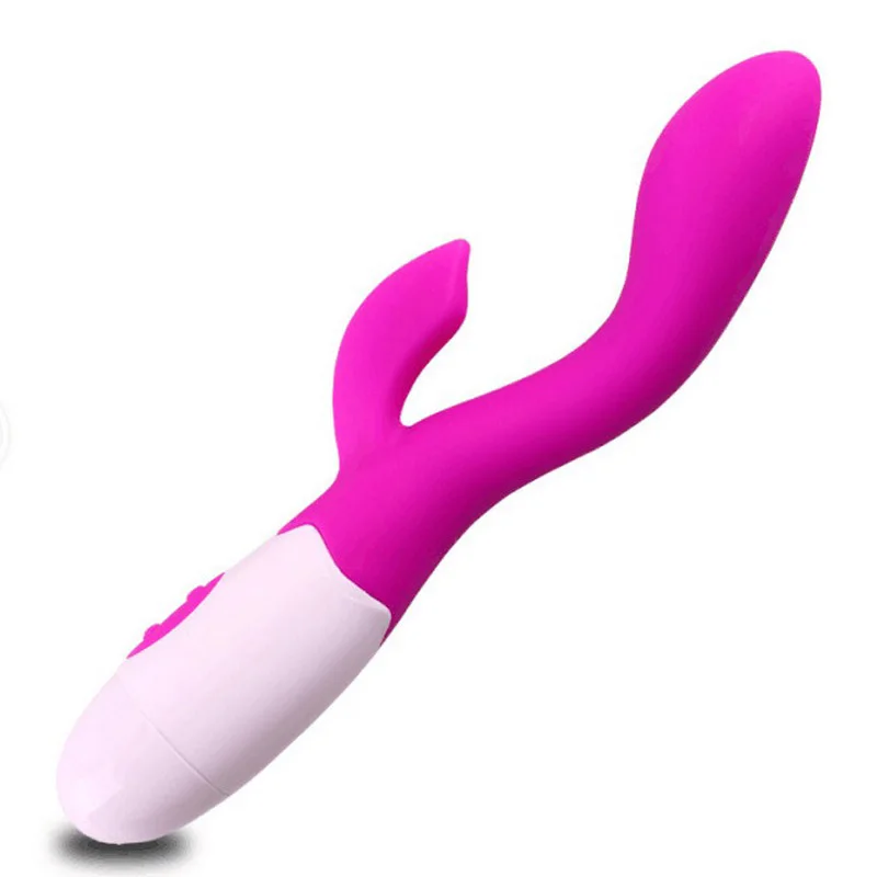 Silicone 2 Motors 30 Speeds Vaginal G spot font b Dildo b font Vibrator Oral Sex