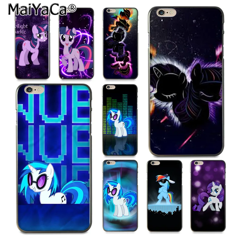 MaiYaCa My little pony цветной милый мягкий чехол для телефона аксессуары iPhone 8 7 6 6S Plus X 10 5 5S