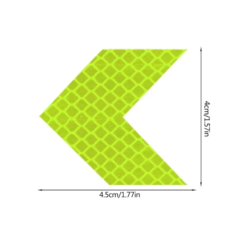 2 шт. автомобиля безопасности Предупреждение ленту наклейки и рисунком стрел для автомобилей и мотоциклов автомобиля задние светодиодные Бар Бампер Стикеры предохранителем и универсальным питанием-от источника переменного или постоянного тока 4 цвета
