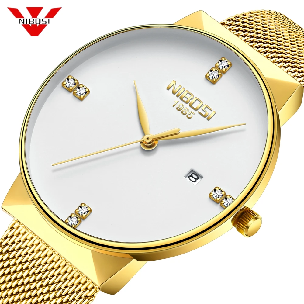 Billig NIBOSI Herren Uhren Top Brand Luxus Männer Mode Sport Uhren herren Wasserdichte Quarz Datum Uhr Mann Armee Militär Handgelenk uhr