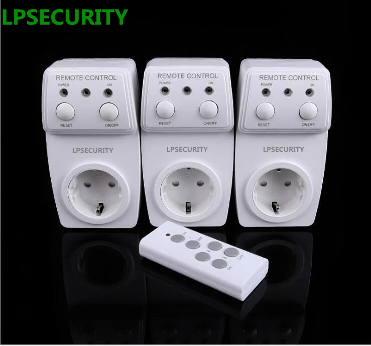 LPSECURITY Wireless Remote Control AC Power Outlet Plug Switch Home Appliance lamp light(1