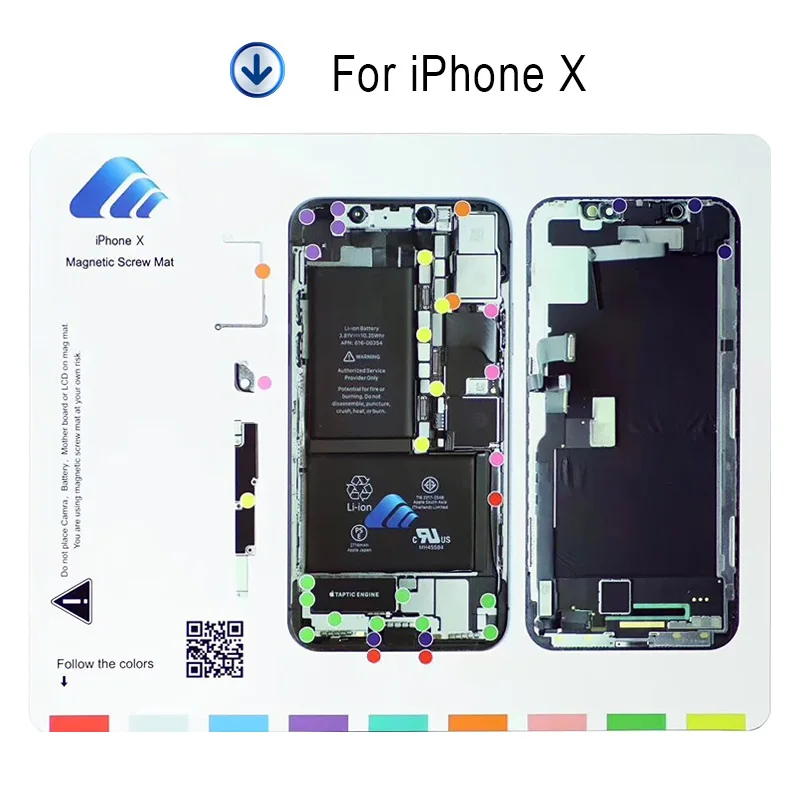 1 шт. магнитный коврик для iPhone 8 8Plus x 25X20 см|screw mat|repair tooltool repair |