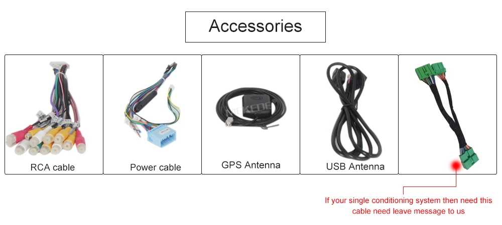 Top 2G+32G android 7.1 1024X600 HD Car DVD Player for Honda Accord 7 2003-2007 with GPS Radio  dual / Single Zone Climate Control 3