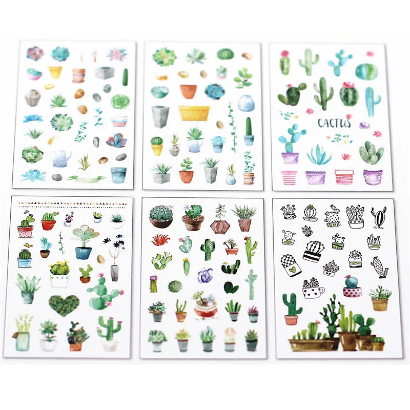 1PCS Mini Cute Kawaii Cartoon Plant Notepad Sticky Notes Notebook Stationery Stickers Child School Supplies|Блокноты| |