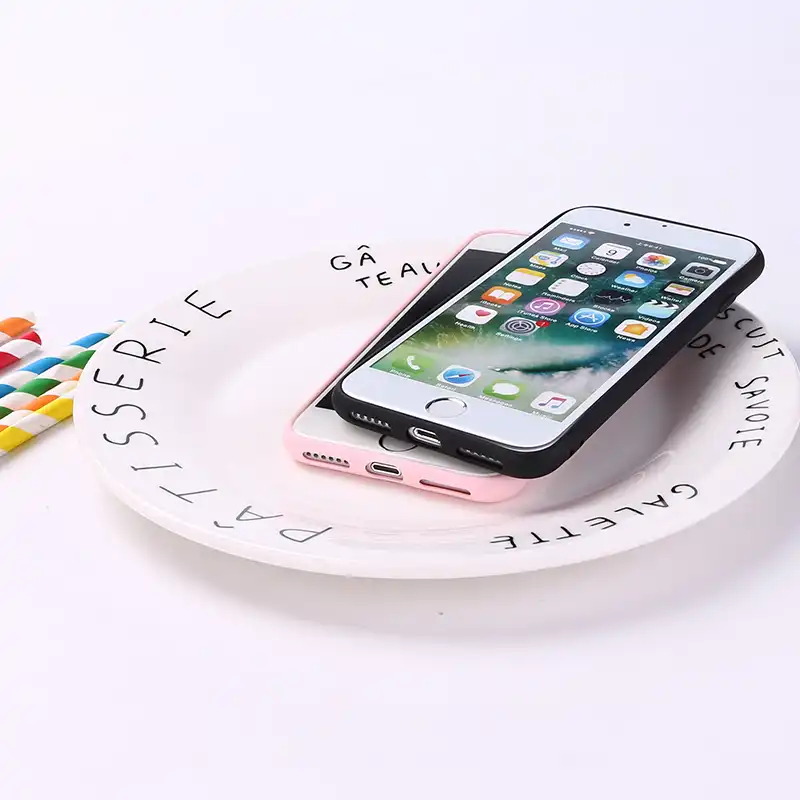 Couple Love Heart Simple Cute Pink Soft Tpu Silicone Matte Case Fundas Coque Cover For Iphone 11 12 8 Plus X 7 7plus Xs Max Phone Case Covers Aliexpress