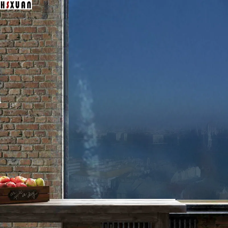 waterproof decorative window Mirror film 80x100cm Blue Self Adhesive