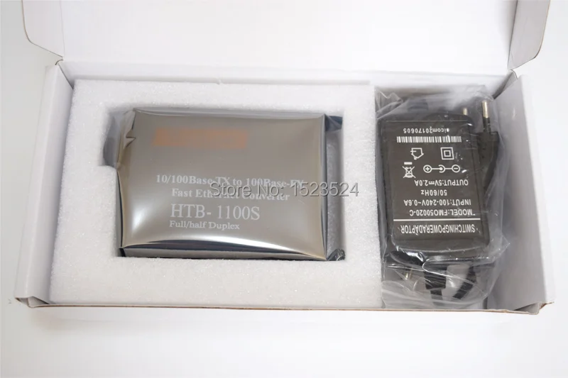 HTB-1100S оптический медиа конвертер 10/100 Мбит/с RJ45 одиночный режим дуплекс волокно SC порт конвертер 25 км