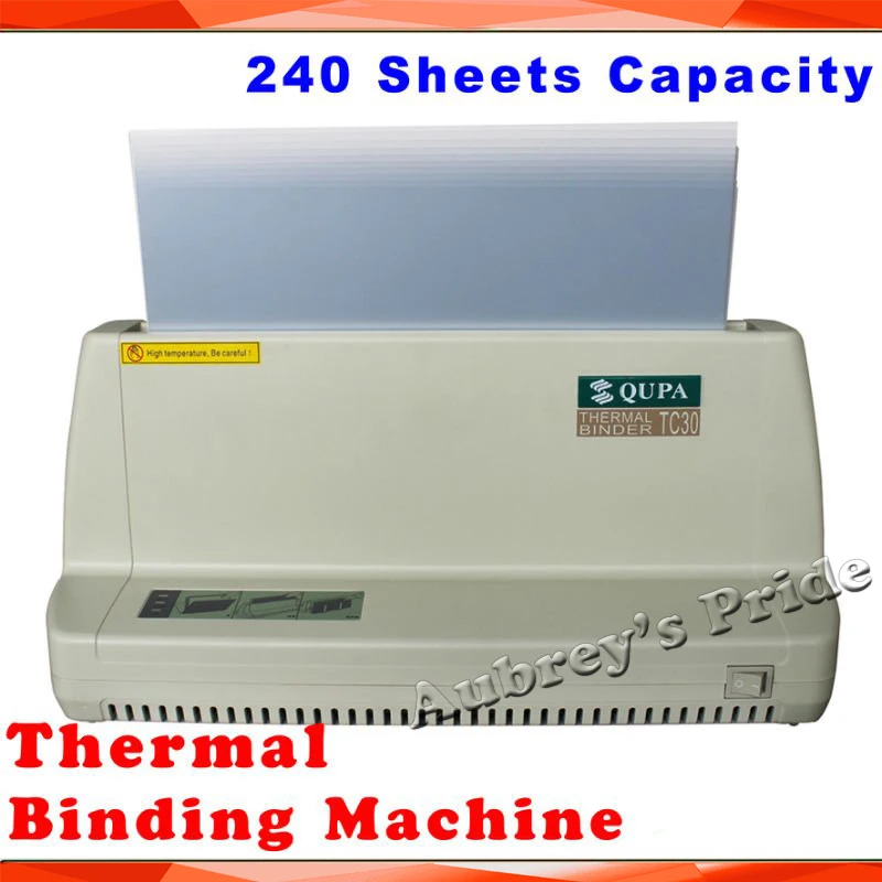 Brand New 220V Portal PERFECT HOT GLUE Thermal Binding BOOK BINDER