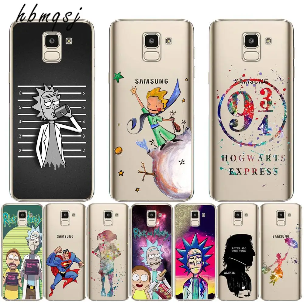 

Funda for samsung galaxy j6 j8 2018 j5 j7 case silicone harry potter original coque for galaxy j5 j7 2017 phone back cover