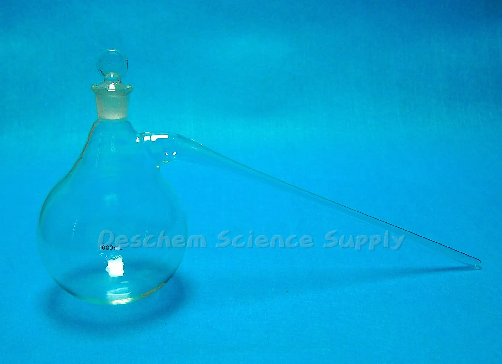 1000ml,24/29,Glass Retort Bottle,Lab Pasteur Flaskin Flask from Office