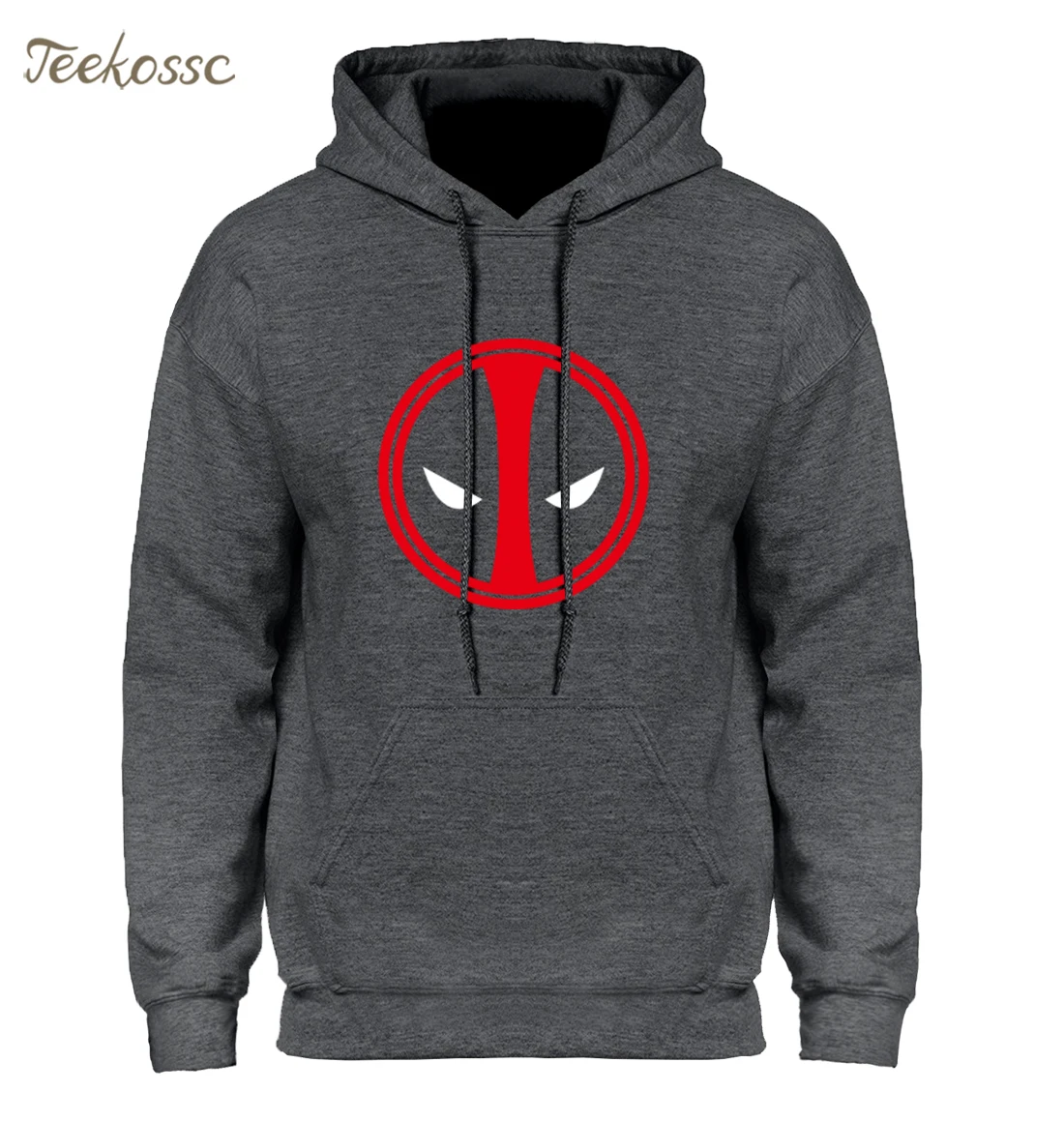 

New Fashion Deadpool Costume X-men Black Man Hoodie Men Winter Autumn Hooded Hoodies Male Dead Pool Hoody Hip Hop Streetwear