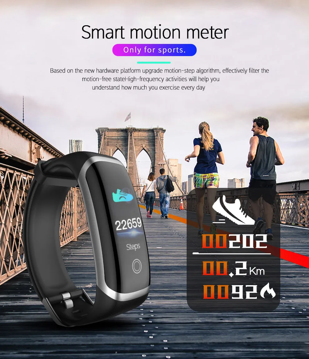 Fitness Esporte Pressão Arterial Smartt IP67 real-time