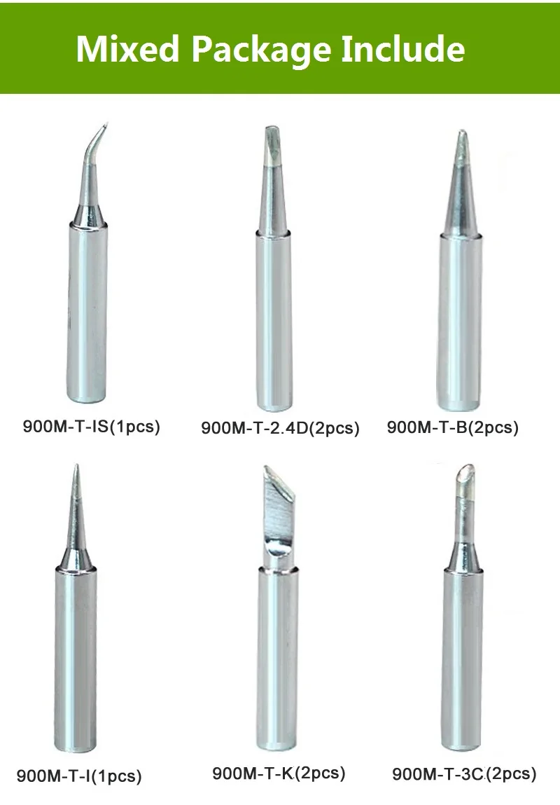 WWW KLY 10 шт. 900 м серии паяльник Sting советы для Hakko, ATTEN, быстрый, AOYUE Yihua паяльная станция пайка плавления советы