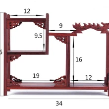 Красная кислота ветка Дракон Тип изделия Bogu полка, полка под старину, мульти сокровище стойки, полка, ремесла, гостиная орнамент стойки