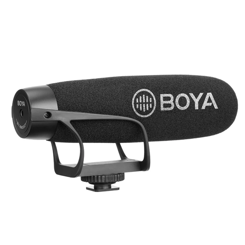 

BOYA BY-BM2021 Shotgun Cardioid Microphone for Smartphone Tablet PC Canon EOS Nikon Pentax Panasonic DSLR Video Camera Camcorder