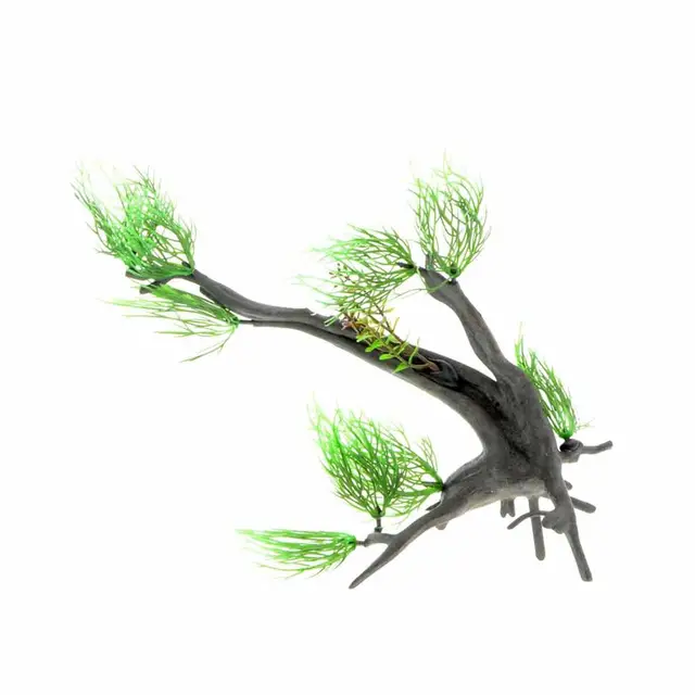 6.8" New Simulated Tree Root Aquarium Fish Tank Decoration Resin