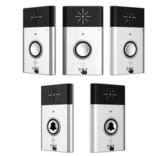 XINSILU Новое поступление цифровой Беспроводной аудио дверной звонок, домашней безопасности домофон Intercom серебристого цвета 2 передатчик+ 3 приемника