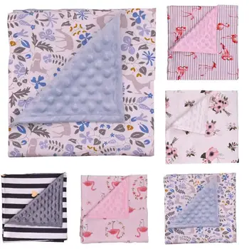 

Newborn Babies Super Soft Baby Spring Summer Blankets 100% Cotton Comfortable Blankets And Sleepsack Stroller Cover Play Mats