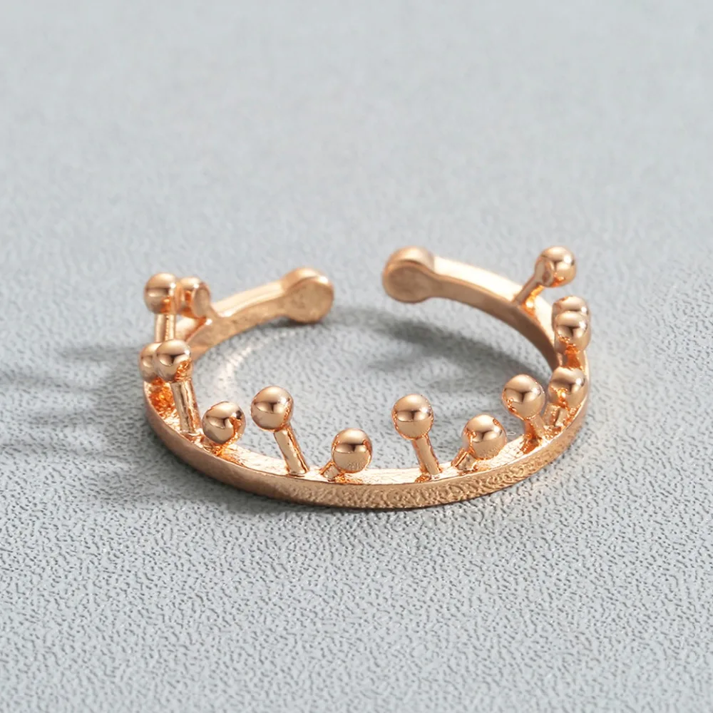 Todorova Gold Skull Men Ring Female Wedding Engagement Rings for Women Crystal Knuckle Toe Rings Minimalist Jewelry