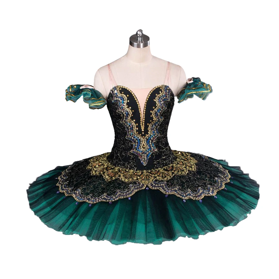 Professional Ballet Tutus Jade La Esmeralda Women Pancake Ballerina Platter Stage Costume Tutu Skirts For Adult 8941G
