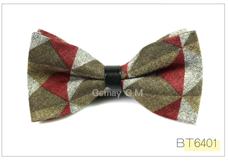 Хлопок и шерсть Bowties для Мужская мода Галстуки Регулируемая Для мужчин S Лук Галстуки классический предварительно связали галстук-бабочка тонкий Gravatas