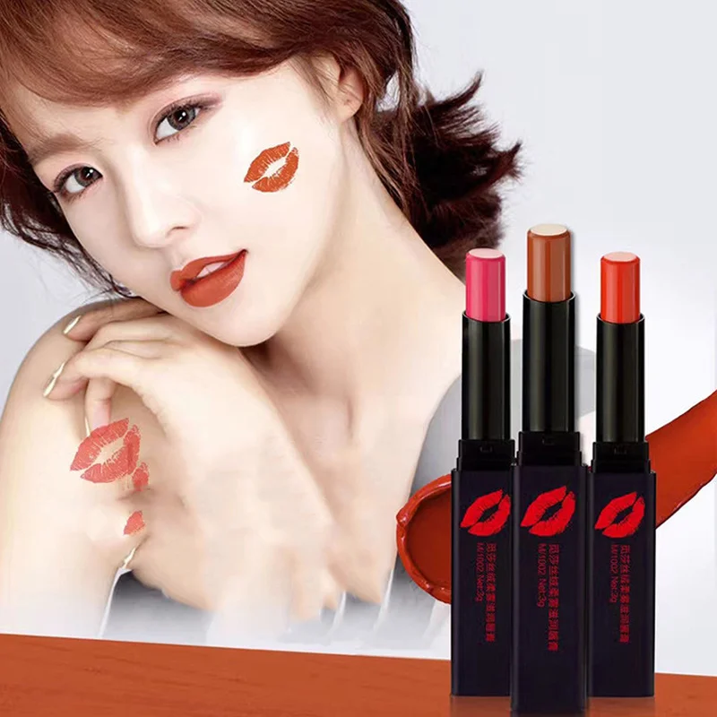 

Matte Lip Stick Make Up 8 Color Pigment Long Lasting Waterproof New Matte Lipsticks CoameticsSuitable for all skin types
