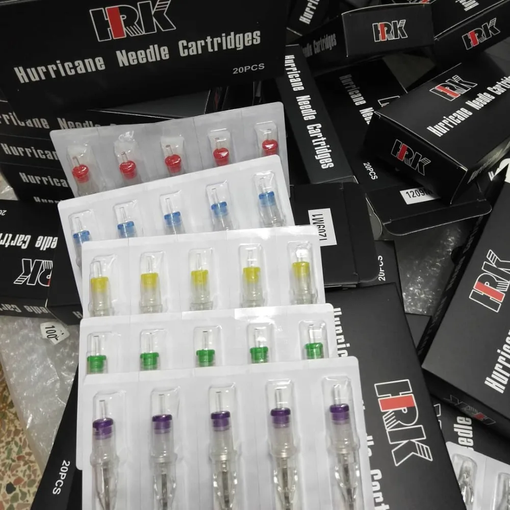 20pcs RL Tattoo Needle Cartridge Liner Shader Magnum Tattoo Supply compatible with Cartridge Machine Grip Tattoo Pen Needle